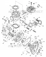 CARTERS MOTEUR AND CYLINDRE (400) XPRESS 400 W969540 (4935923592D011)