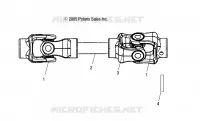 REAR ARBRE DE TRANSMISSION