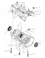 CARTERS MOTEUR ASSEMBLY  500 EFI 0952774, EFI SKS 0952574,   EFI SKS PT 0952974, (4929052905C010)