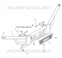 CHASSIS, FRONT PARE CHOCS