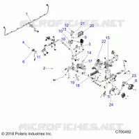 FAISCEAU ELECTRIQUE COMPONANTS- R19RSE99/A (C700492)