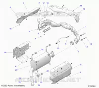 ENGINE, ECHAPPEMENT