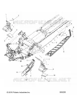 CHASSIS, PROTECTION D'EMBRAYAGE AND FOOTRESTS