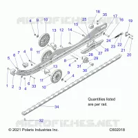 SUSPENSION, RAIL BEAM LH/RH