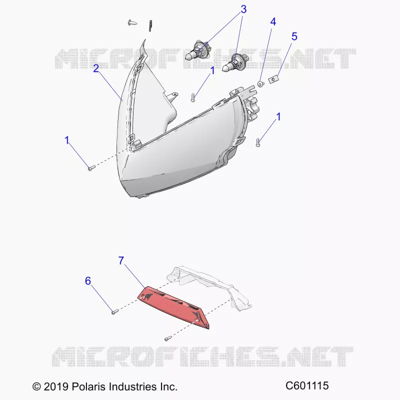 ELECTRICITE, HEADLIGHT AND TAILLIGHT