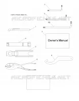 REFERENCES, TOOL KIT AND MANUEL DU PROPRIETAIRES