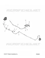 FREIN ARRIERE BRAKE LINE AND PARK BRAKE