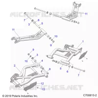 SUSPENSION ARRIERE CONTROL ARMS