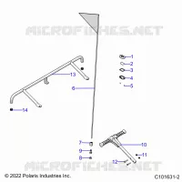 PARE CHOCS, REAR, FLAG, BEACON, AND PASS HANDLE