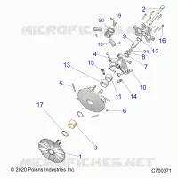 SYSTÃˆME DE TRANSMISSION, PRIMARY CLUTCH