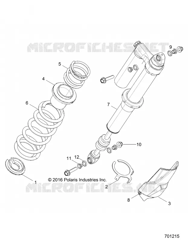 SUSPENSION ARRIERE SHOCK MOUNTING