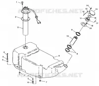 CARBURANT TANK SL 700 B964066 and  Intl. SL 700 I964066 (4935633563A009)