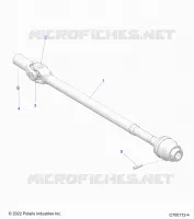 SYSTÃˆME DE TRANSMISSION, FRONT PROP SHAFT