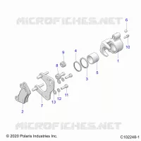FREIN AVANT CALIPER