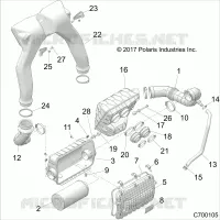 ENGINE, PRISE D'AIR SYSTEM