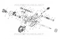 BRAS OSCILLANT/REAR SUPPORT PONT