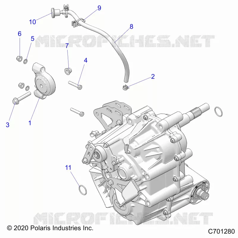 SYSTÃˆME DE TRANSMISSION, MAIN GEARCASE MOUNTING