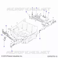 CARROSSERIE ARRIERE RACK, MOUNTING