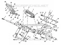 BRAS DE SUSPENSION AVANT XLT E940767,   XLT SP E940667    XLT SKS E940567 (49274227420021)