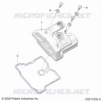 ENGINE, COUVERCLE SOUPAPE