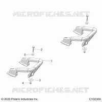 CARROSSERIE ARRIERE RACK, HANDGRIPS