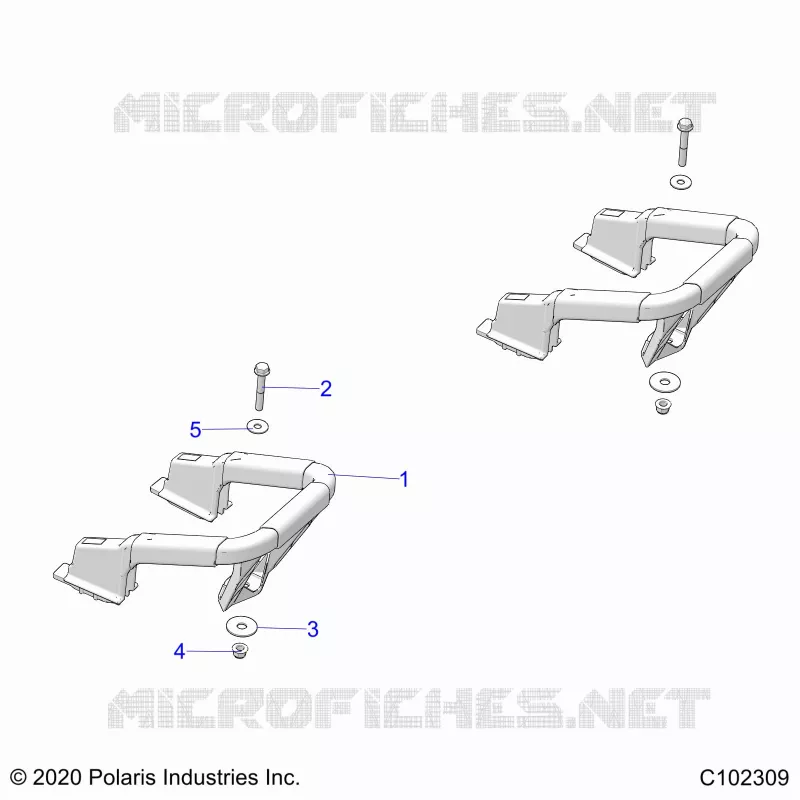 CARROSSERIE ARRIERE RACK, HANDGRIPS