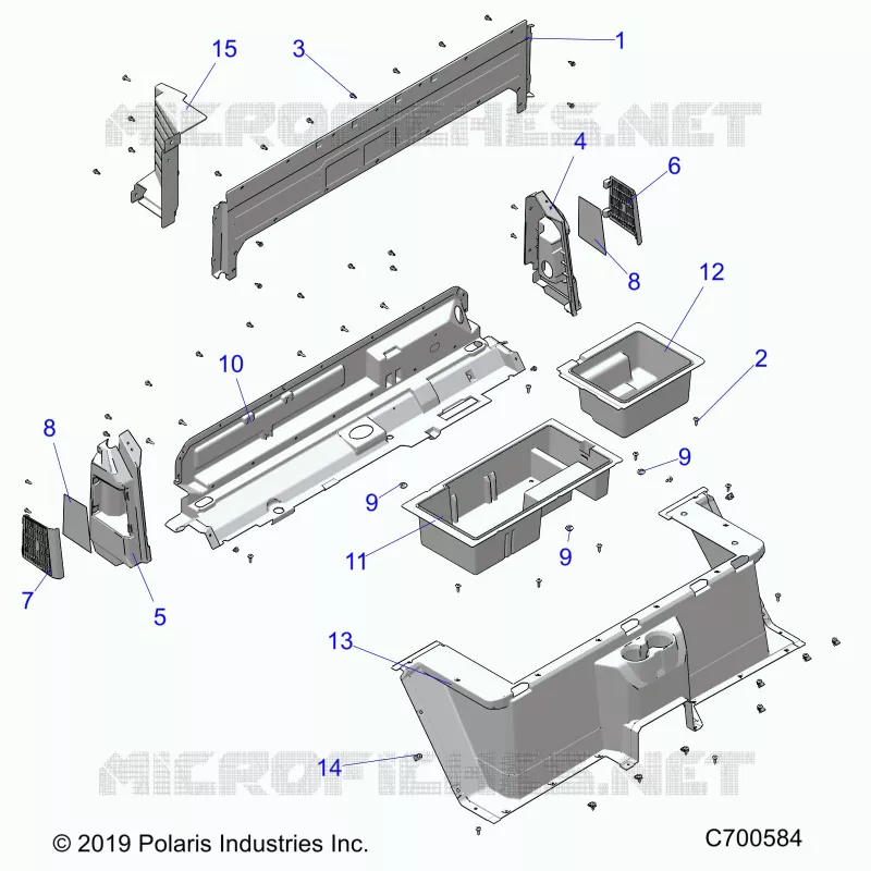 CARROSSERIE ARRIERE CLOSEOFF, AND FENDERS
