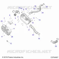 DRIVE TRAIN, COUVERCLE D'EMBRAYAGE AND DUCTING