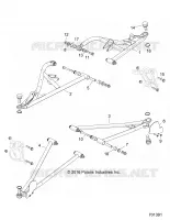 SUSPENSION AVANT CONTROL ARMS