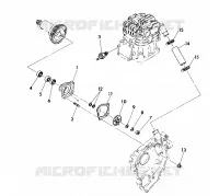 POMPE A EAU ASSEMBLY 350 4X4 / W928139 (4922832283040A)