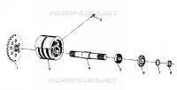 TENDEUR AVANT SCRAMBLER W967840 (4935823582B003)