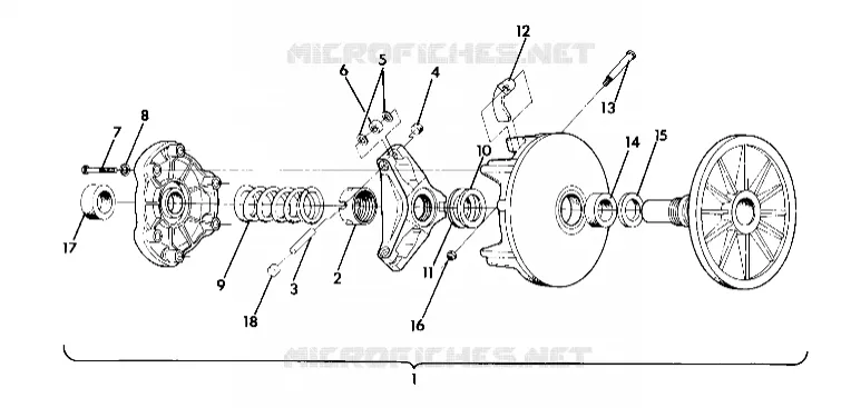 EMBRAYAGE DE TRANSMISSION (4917871787012A)