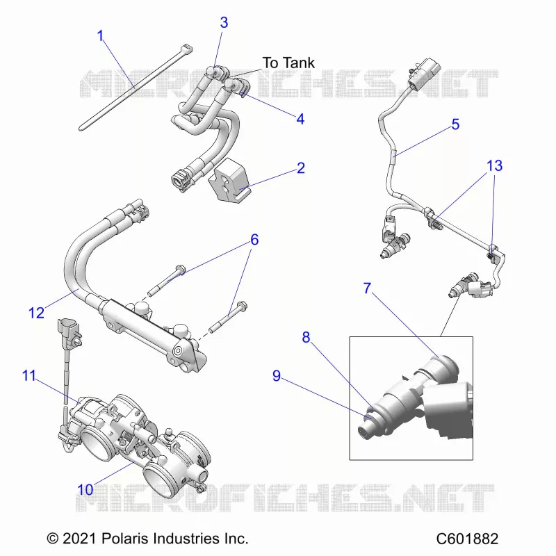 SYSTÃˆME D'ALIMENTATION, RAIL, LINES AND THROTTLE BODY