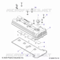 ENGINE, COUVERCLE SOUPAPE