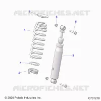 SUSPENSION, AMORTISSEUR AVANT MOUNTING
