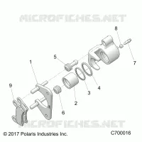 FREIN ARRIERE CALIPER