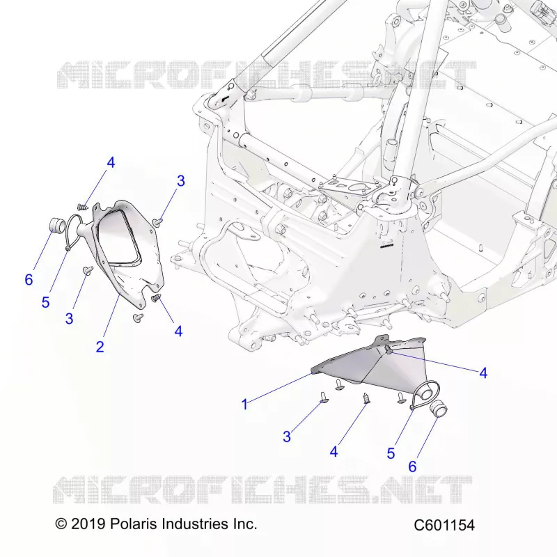 CHASSIS, TIE ROD BOOT ASM.