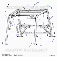 CHASSIS, CAB CADRE