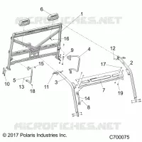 CHASSIS, CAB CADRE