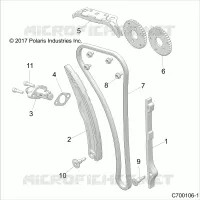 CHAINE DE DISTRIBUTION AND TENSIONER