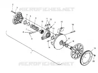 EMBRAYAGE DE TRANSMISSION  TRAIL 0952761, TRAIL DELUXE 0952262,   AND EUROPEAN TRAIL DEL (4928862886C007)