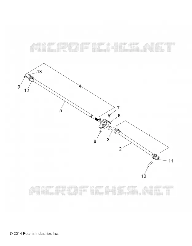 DRIVE TRAIN, ARBRE DE TRANSMISSION AVANT