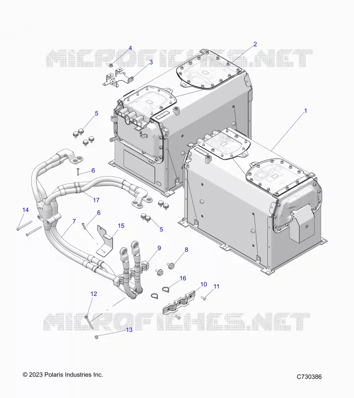 ELECTRICITE, BATTERY WITH CABLES, BCB
