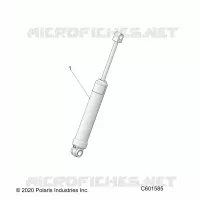SUSPENSION, AMORTISSEUR ARRIERE TRACK (7045495)
