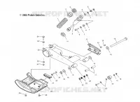 BRAS OSCILLANT and AMORTISSEUR ARRIERE