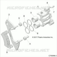 FREIN AVANT CALIPER