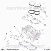 CYLINDRE AND PISTON
