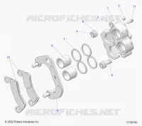FREIN AVANT CALIPER