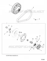 SYSTEME DE TRANSMISSION, SECONDARY CLUTCH