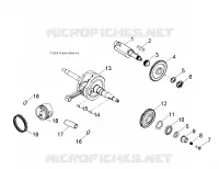 MOTEUR, VILEBREQUIN AND PISTON